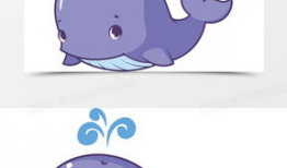 漫画鲸鱼,海洋巨兽的奇幻之旅